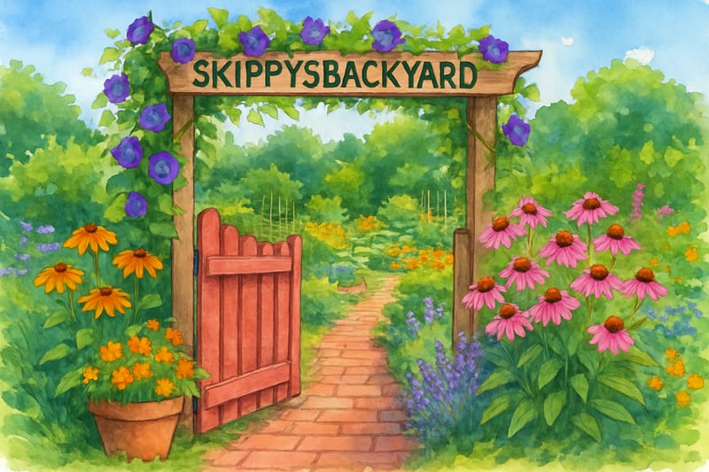 Skippysbackyard blog showcasing a vibrant, welcoming garden scene. Skippysbackyard blog showcasing a vibrant, welcoming garden scene.